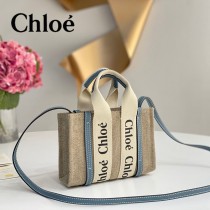 Chloe 最新原單Tote Bag Woody mini 迷你肩帶款