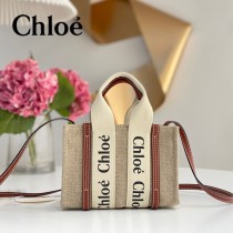 Chloe 最新原單Tote Bag Woody mini 迷你肩帶款