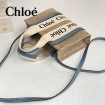 Chloe 最新原單Tote Bag Woody mini 迷你肩帶款