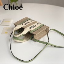 Chloe 最新原單Tote Bag Woody mini 迷你肩帶款