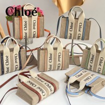 Chloe 最新原單Tote Bag Woody mini 迷你肩帶款