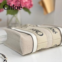 克洛伊Chloe Woody 托特包原單单宁布小號肩帶款