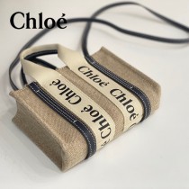 Chloe 最新原單Tote Bag Woody mini 迷你肩帶款