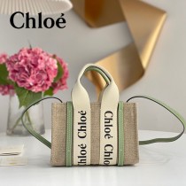 Chloe 最新原單Tote Bag Woody mini 迷你肩帶款