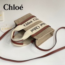 Chloe 最新原單Tote Bag Woody mini 迷你肩帶款