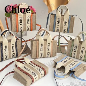 Chloe 最新原單Tote Bag Woody mini 迷你肩帶款