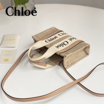 Chloe 最新原單Tote Bag Woody mini 迷你肩帶款