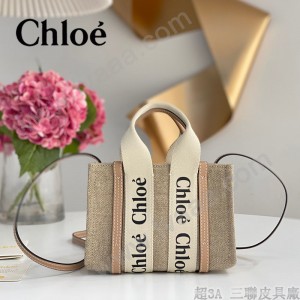 Chloe 最新原單Tote Bag Woody mini 迷你肩帶款