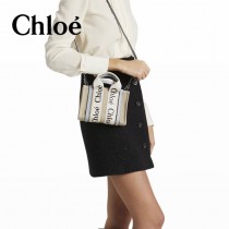 Chloe 最新原單Tote Bag Woody mini 迷你肩帶款