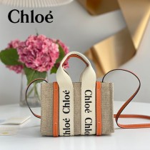 Chloe 最新原單Tote Bag Woody mini 迷你肩帶款