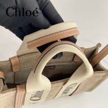 Chloe 最新原單Tote Bag Woody mini 迷你肩帶款