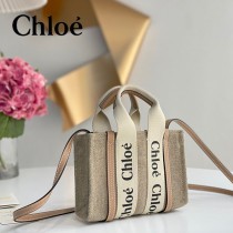 Chloe 最新原單Tote Bag Woody mini 迷你肩帶款