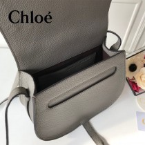 CHLOE爆賣經典款原單進口自然摔紋牛皮風琴包