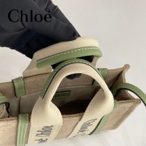 Chloe 最新原單Tote Bag Woody mini 迷你肩帶款