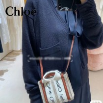 Chloe 最新原單Tote Bag Woody mini 迷你肩帶款