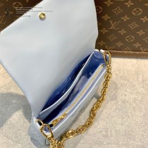 LV原單 M81400香蕉黃 M81399霧霾藍 M81398黑色 Wallet on Strap 手袋