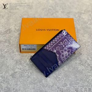 LV原單M81432藍色 Coin 卡夾