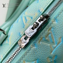 LV 原单M46163-01  压花绿 本款 Speedy Bandouliere 20 手袋