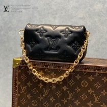 LV原單 M81400香蕉黃 M81399霧霾藍 M81398黑色 Wallet on Strap 手袋