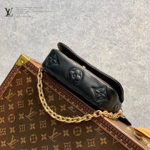 LV原單 M81400香蕉黃 M81399霧霾藍 M81398黑色 Wallet on Strap 手袋