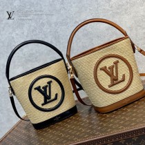 LV原單 M59962-02  編織水桶包