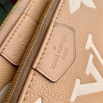 LV M80399淺棕絲印Multi Pochette Accessoires 斜挎包