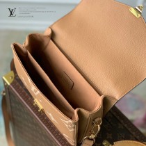 LV 原單M45773-001 淺黃絲印 Pochette Metis 手袋郵差包