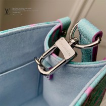 LV 原單M46067壓花藍Onthego 小號手袋TOTE購物袋