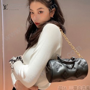 LV原單 M59800黑色 M59826火龍果色 M59827雪白色 Papillon BB 手袋