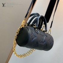 LV原單 M59800黑色 M59826火龍果色 M59827雪白色 Papillon BB 手袋