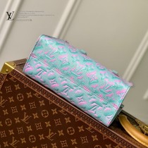 LV 原單M46067壓花藍Onthego 小號手袋TOTE購物袋