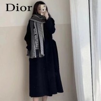 Dior最新Oblique 印花頂級原單雙面圍巾