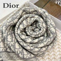 Dior 原單圍巾經典的Oblique印花刺繡圖案裝飾