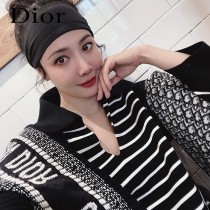 DIOR 最新原單Oblique 印花雙面圍巾