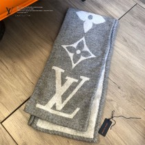 LV新款經典花紋羊絨圍巾 很重磅的工藝