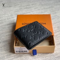 M69075短夾Taurillon 皮革壓印經典 Monogram 圖案