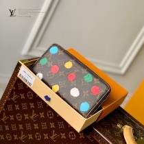 M81864 LVxYK Zippy錢包 加入了 彩點 主題