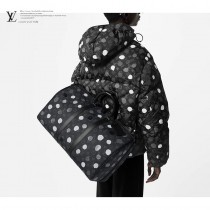 M46400黑花波點 LV x YK Keepall 45 旅行袋