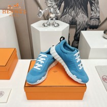 HERMES春夏新款情侶運動休閑鞋經典運動風格 英倫拼色設計