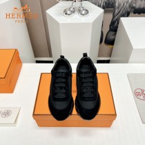 HERMES春夏新款情侶運動休閑鞋小白鞋