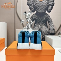 HERMES春夏新款情侶運動休閑鞋經典運動風格 英倫拼色設計