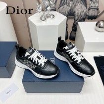 DIOR迪奧經典休閑爆款B25情侶拼色休閑鞋