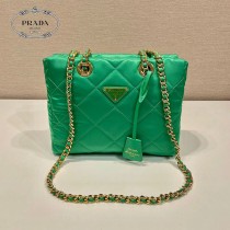 1BG468-05  PRADA普拉達Vintage中古鏈條菱格流浪包