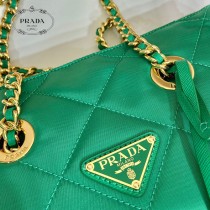 1BG468-05  PRADA普拉達Vintage中古鏈條菱格流浪包