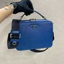 2VH069-02  PRADA普拉達Brique手袋盒子包