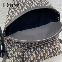 DIOR 迪奧Oblique 復古老花雙肩背大號