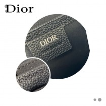 DIOR 迪奧馬鞍信使包以米色和黑色 Oblique 印花