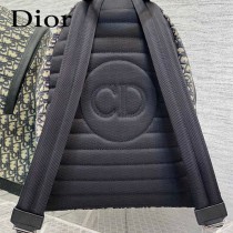 DIOR 迪奧Oblique 復古老花雙肩背大號