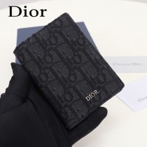 DIOR迪奧2ESCH138男士新款雙摺卡夾