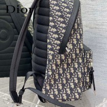 DIOR 迪奧Oblique 復古老花雙肩背小號